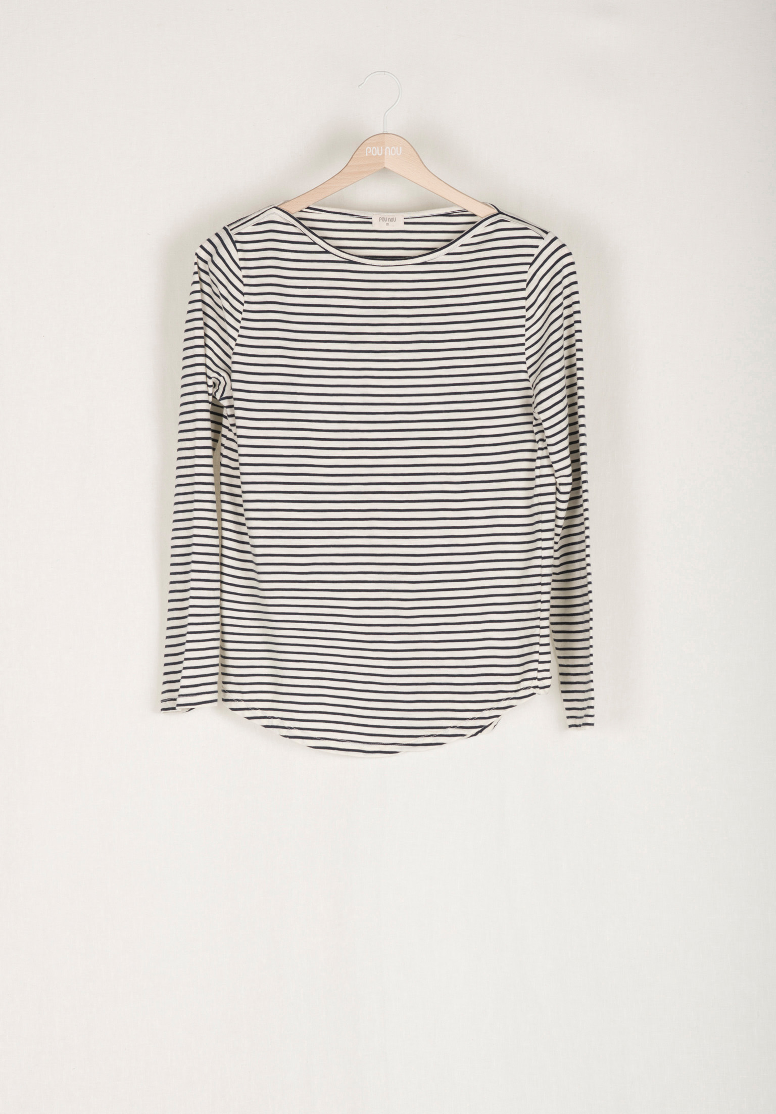 Plain striped T-shirt 