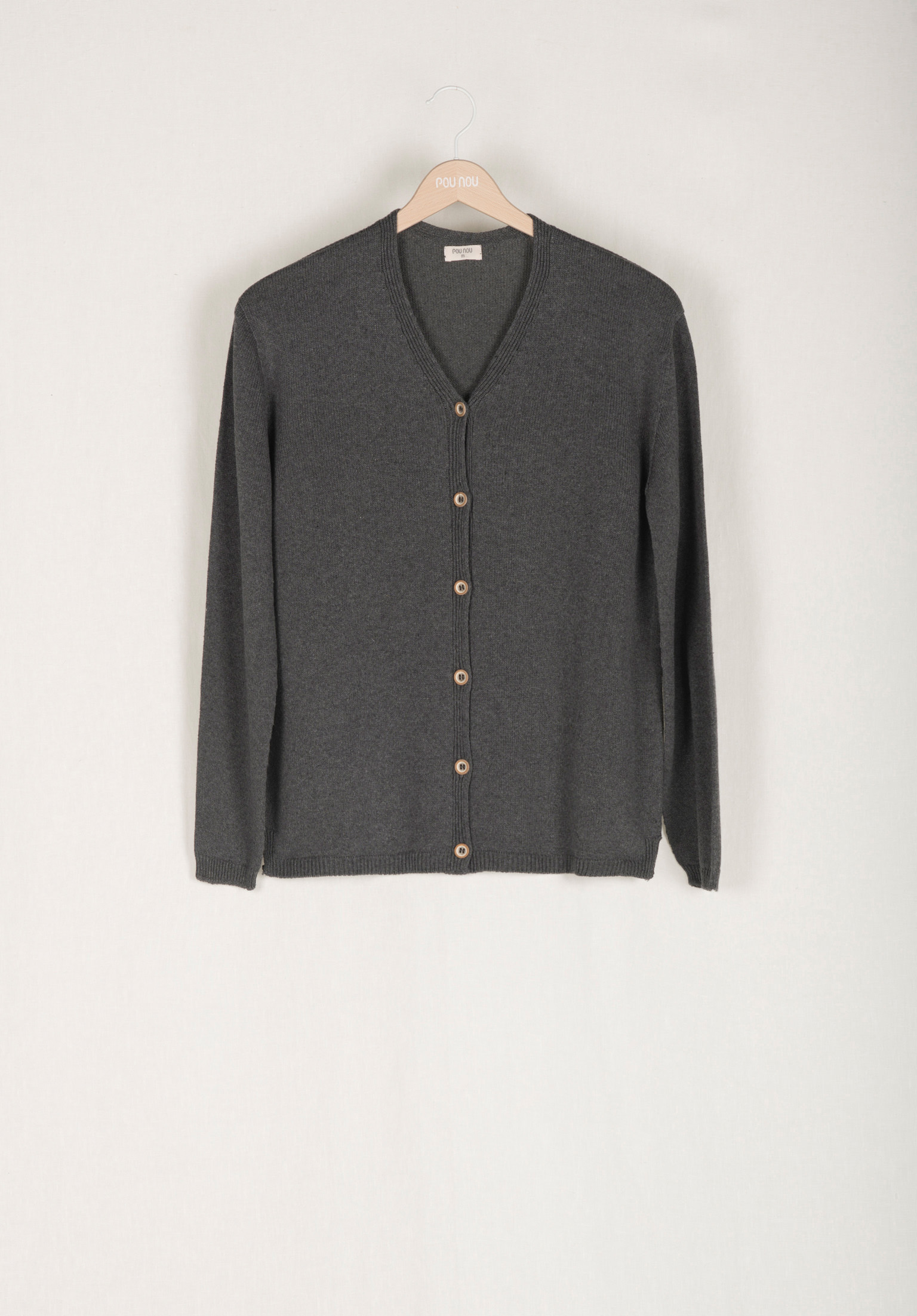 Jersey cardigan