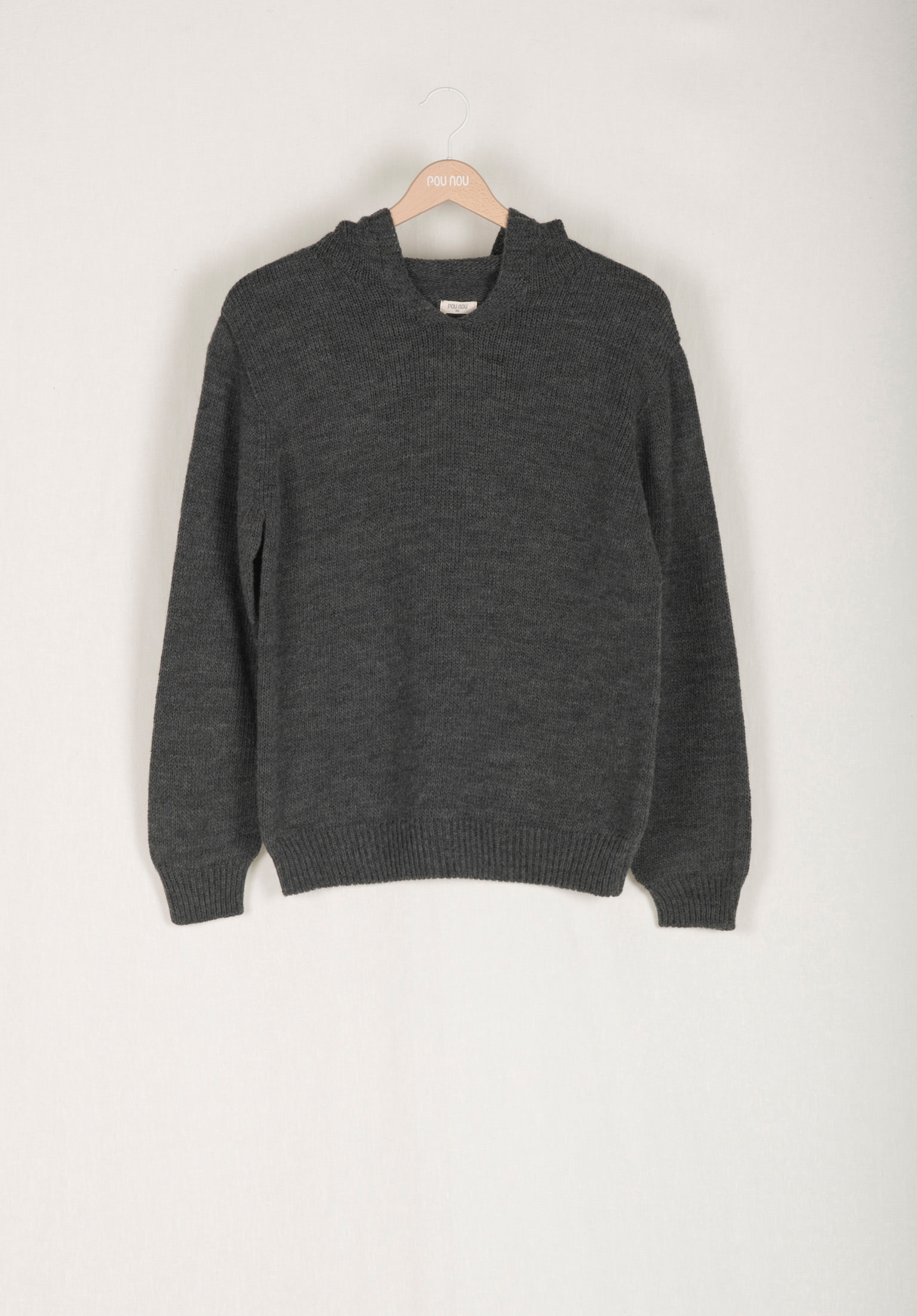 Jersey de lana con capucha