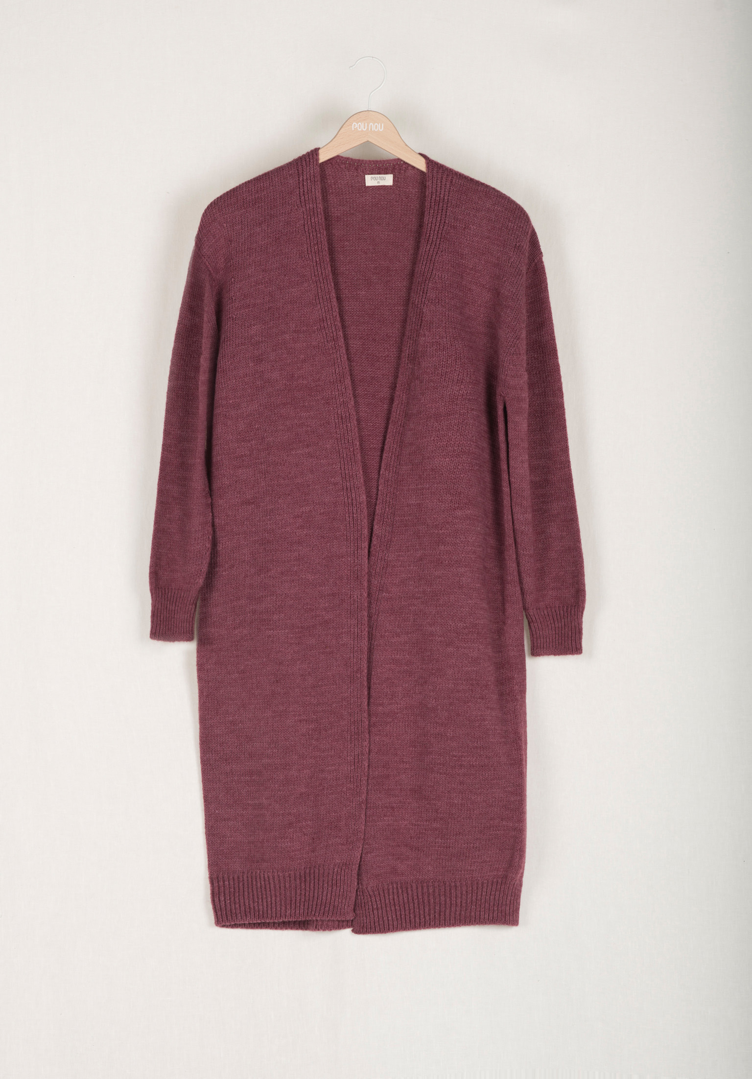 Long woollen jacket