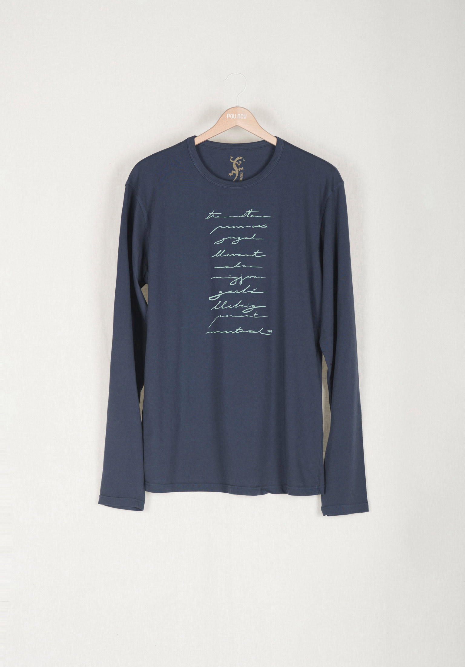 Basic long-sleeved T-shirt the winds