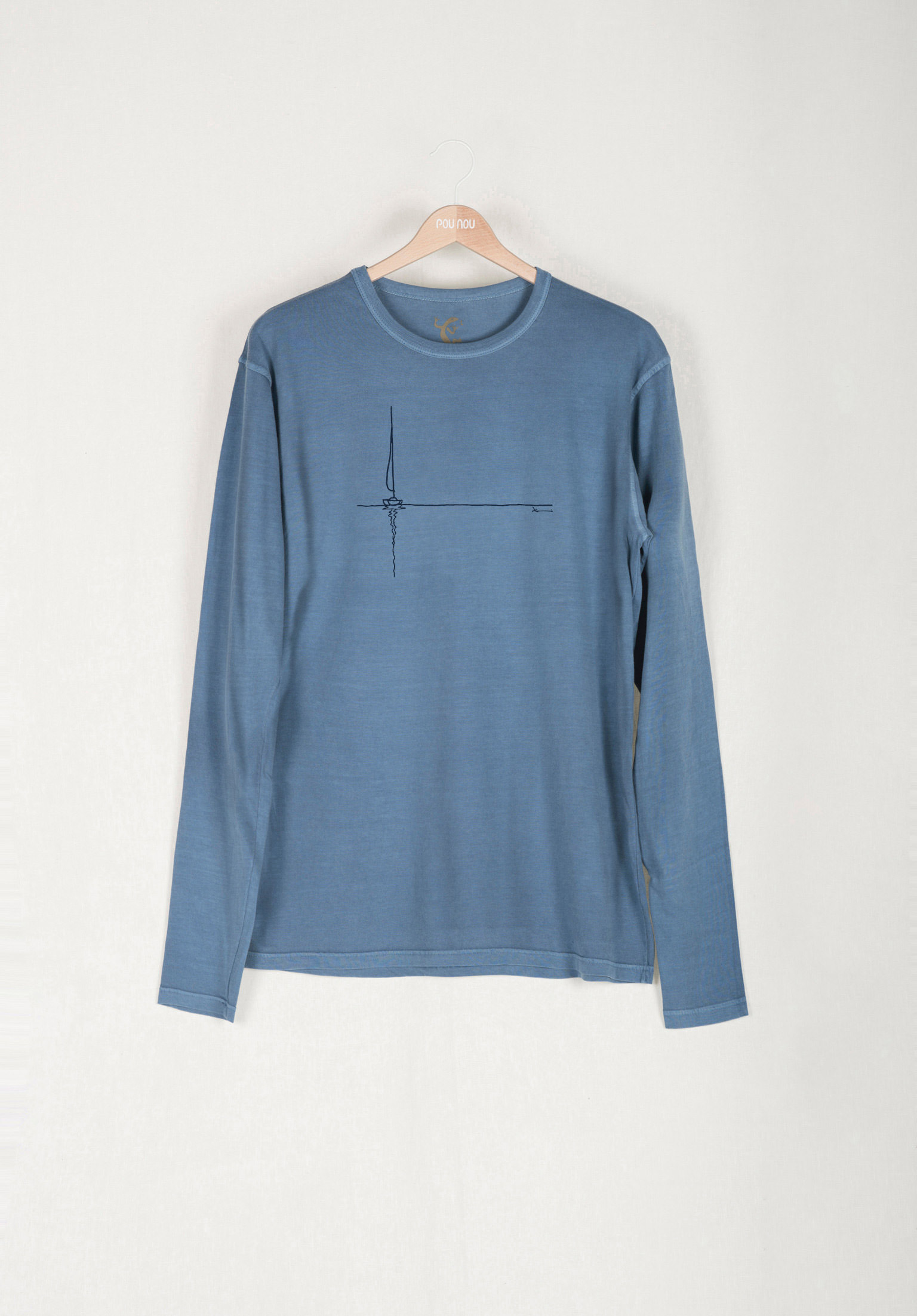 Basic long-sleeved T-shirt  calm