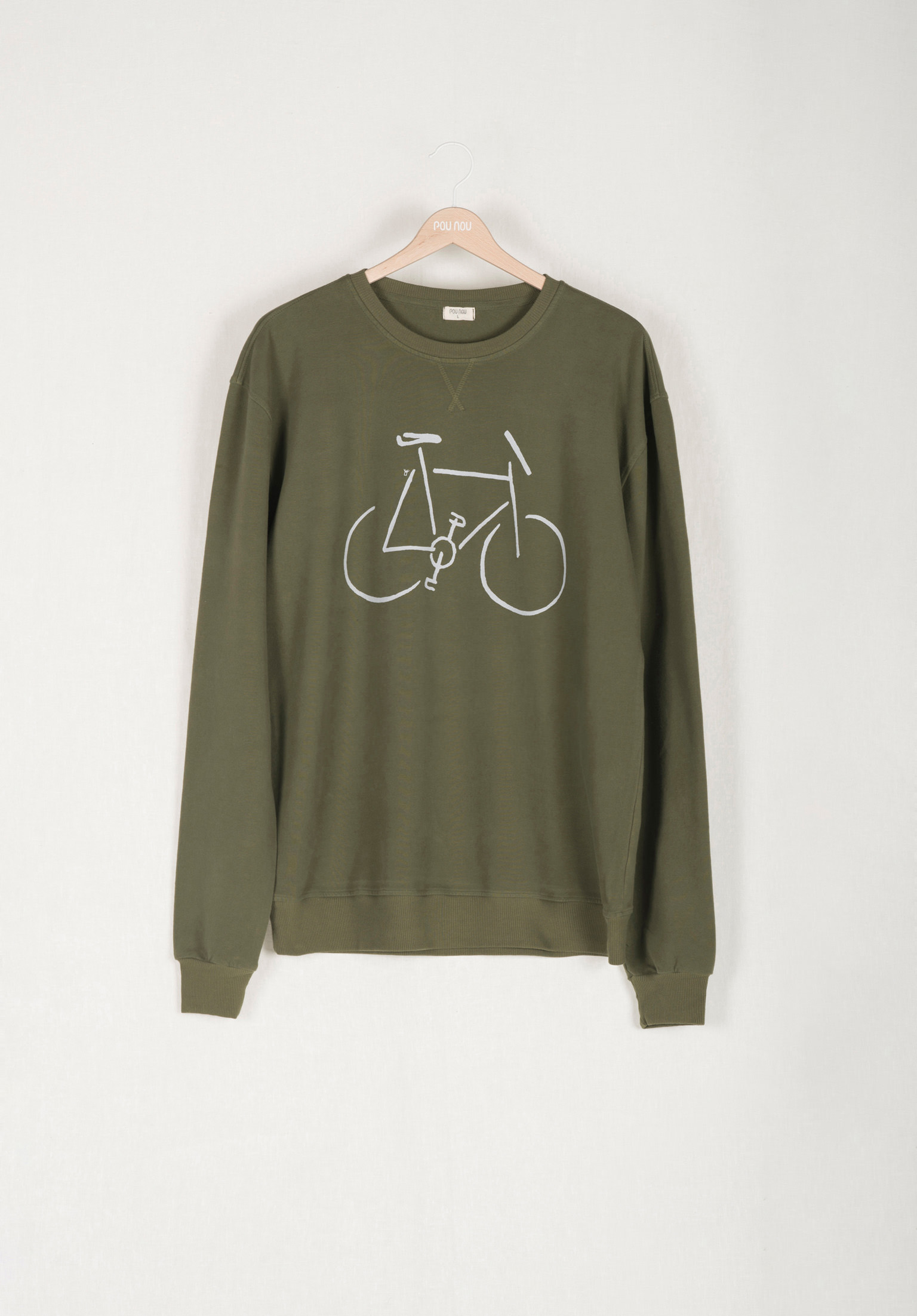 Sweatshirt linear bike