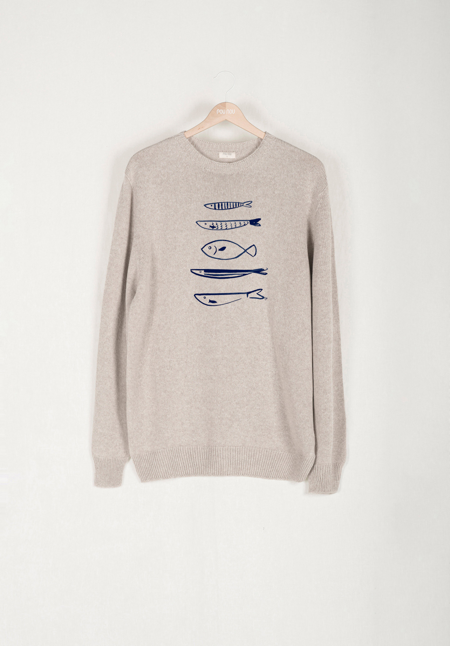 Jersey jumper one on top of the other